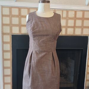 BCX Brown Sleeveless Midi Dress